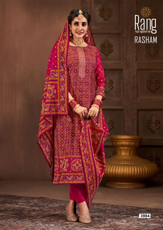 Rang Rasham Designer Printed Dress Material Catalog
